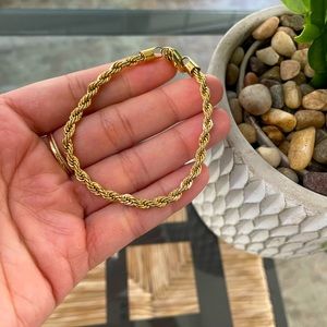 14k gold plated bracelet